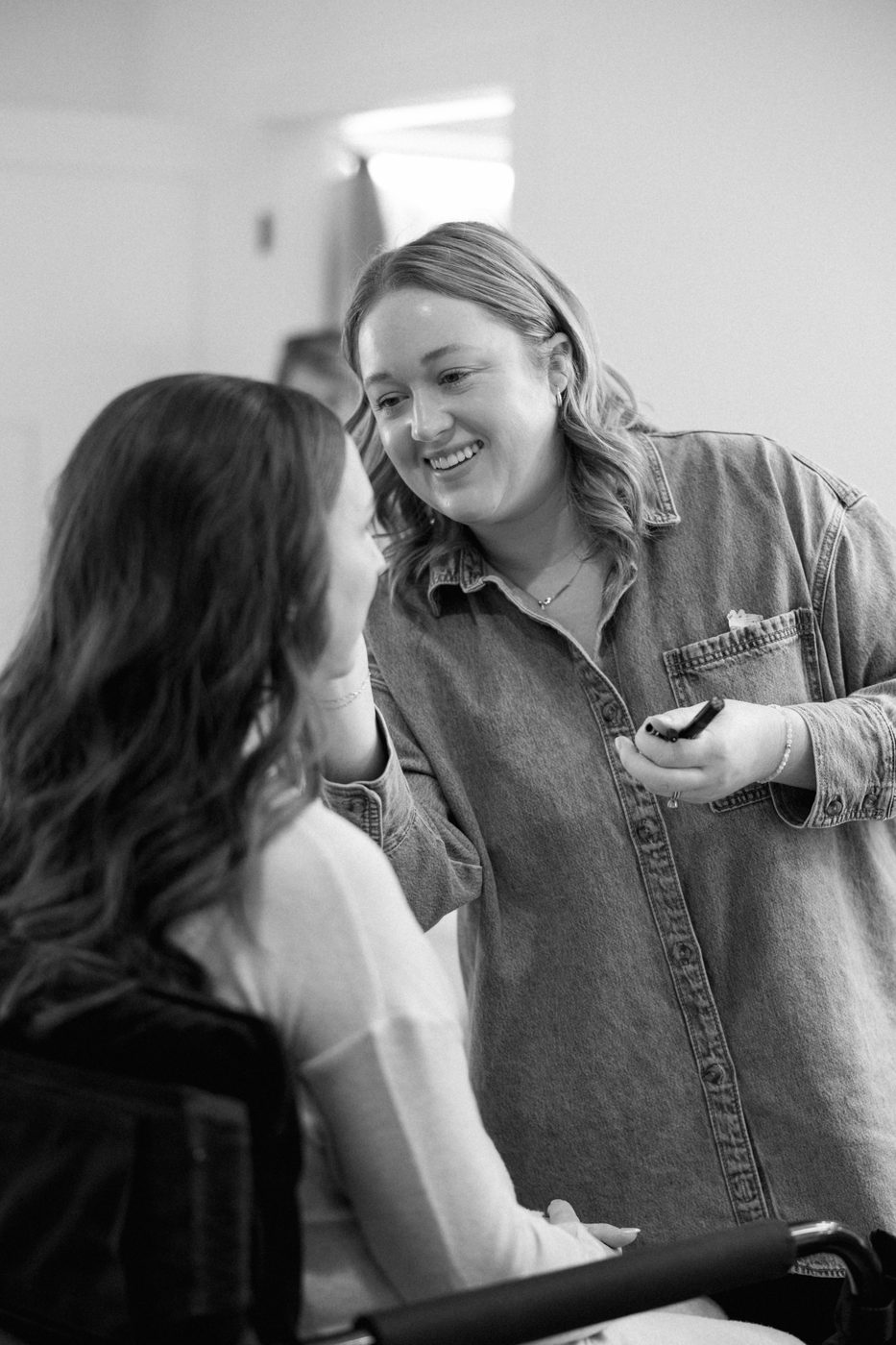 Editorial makeup - Catherine on set by Vandyland Makeup